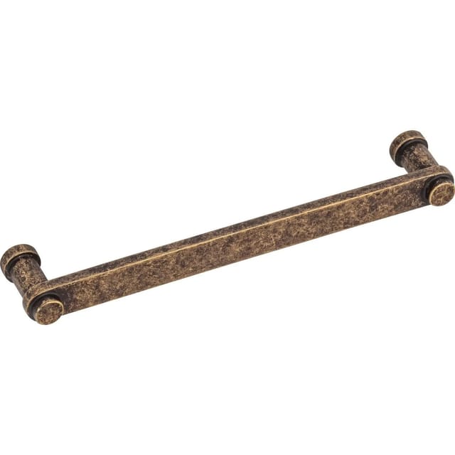 Furnipart - Möbelgriff Pillar LA160 - Griff für Möbel - Beschläge Antik, Zinkdruckguss Messing antik