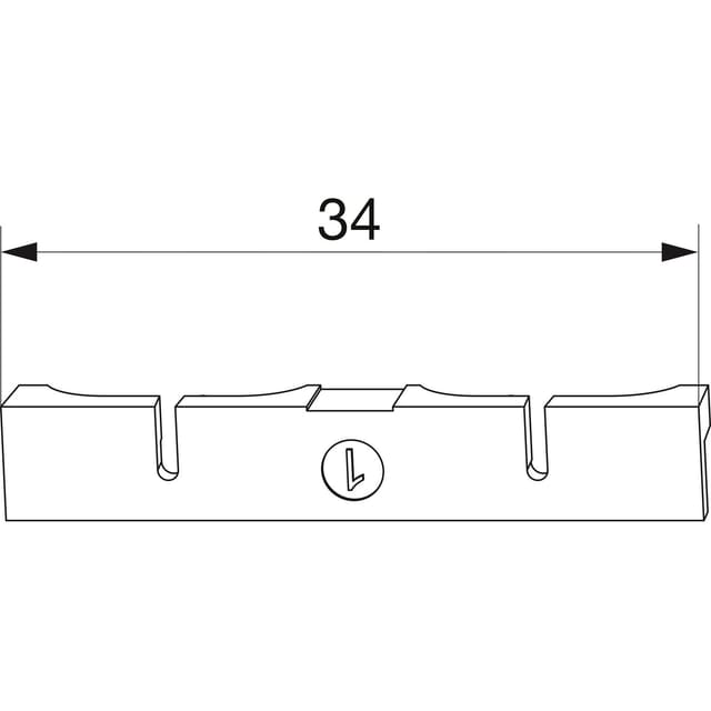 Maco - tronic Unterlage für Reedkontakt Typ 2, pvc, weiß (363183)