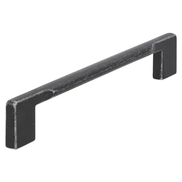 Siro - Griff Baton la 160mm - Moderner Möbelgriff - Breite 180mm, Zinkdruckguss eisenfärbig matt getrommelt
