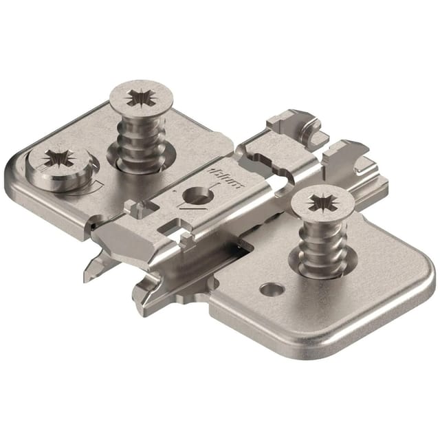 Clip Exzenter Kreuzmontageplatte, Stahl, Systemschraube, Distanz 0 mm - Blum