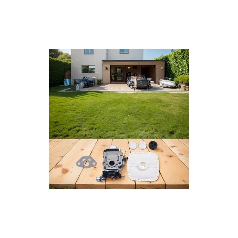 Vergaser- Und Luftfiltersatz Für Echo Srm-310 Srm-310s Srm-311 Srm-311u Srm-261u Srm-280u Freischneider-ersatzteile Mit Vergaser, Luftfilter, Dichtung, 2 Stück