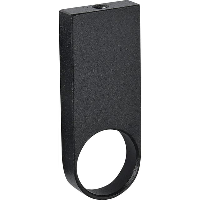 Simausrom - Schrankrohrlager Mittelstück rund 25 mm Aluminium schwarz
