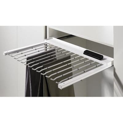 Hosenhalter ausziehbar kb 600 mm Stahl silber - Hettich