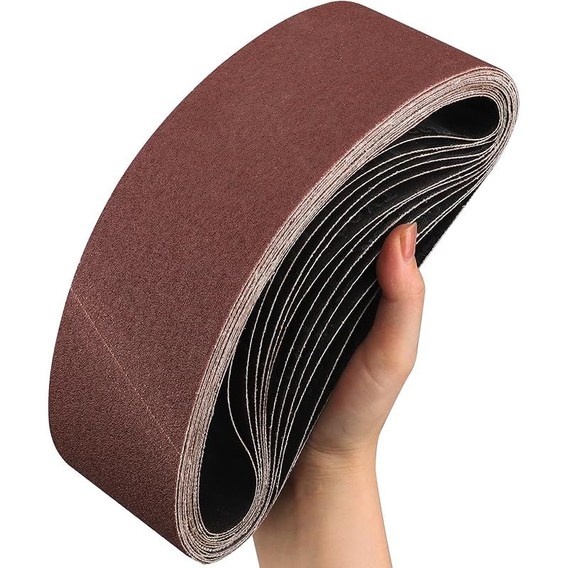 Schleifband 75 X 533 Mm, 12-teilig, Körnung 80, Schleifbandset