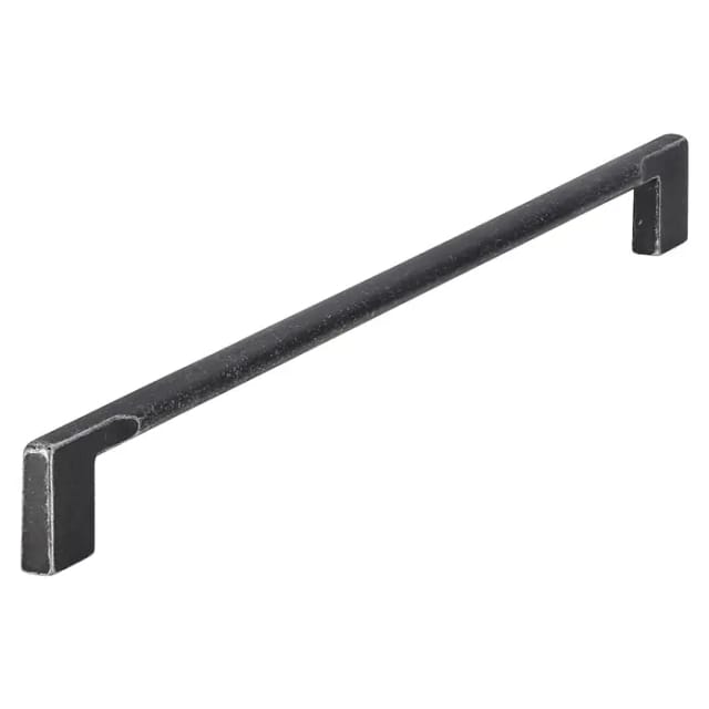 Siro Griff Baton LA 320mm - Moderner Möbelgriff - Breite 340mm, Zinkdruckguss eisenfärbig matt getrommelt