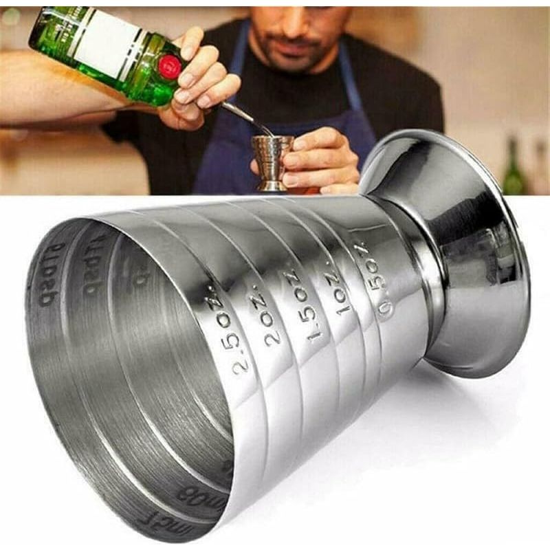 75 Ml Messbecher Aus Edelstahl Für Cocktails, 5 Esslöffel, Für Cocktails (1 Stück)