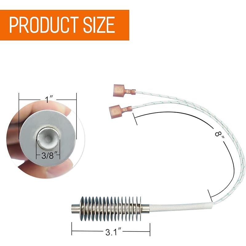 Zünder 3-20-677200 Für Harman Pelletöfen P68, Xxv, P43 Und P61, 17 Lamellen. Kompatibel Mit Den Harman-teilenummern 1-10-06620, 3-20-06783 Und 3-20-677200. Ersatzteil Für Den Pelletbehälter.