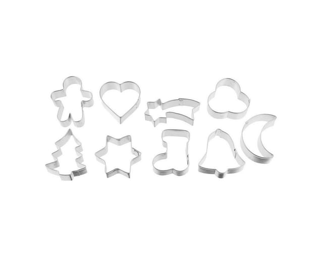 Zenker - Ausstecher-Set Weihnachten 9-teilig Plätchenausstecher Ausstechform
