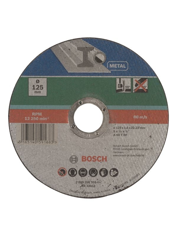 Bosch Accessories A 46 T BF 2609256316 Trennscheibe gerade 125 mm 1 St. Metall