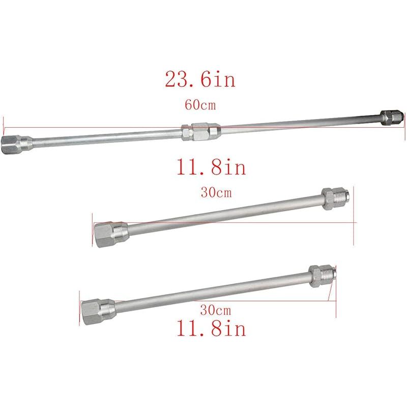 X 30 Cm Verlängerungsstange Für Airless-spritzpistole, Düsenverlängerung, Farbspritzpistole + Düsensitz + Düse + Universalkopf