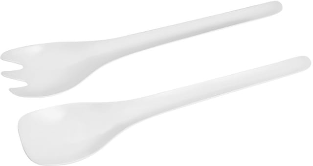 Fackelmann Salatbesteck 26 cm 2-tlg Servierbesteck Salatgarnitur