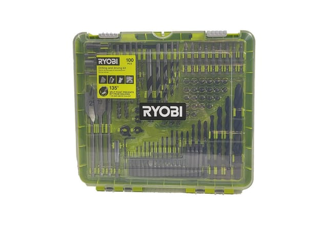 RAKDD100 Kit 100 Bits 1/4' Sechskant-Bits Bohrschrauber - Ryobi