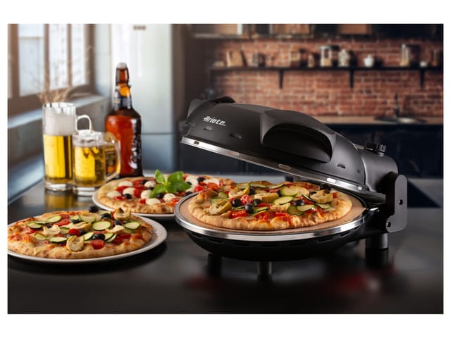 1200 w schwarzer pizzaofen - Ariete - 917NOIR