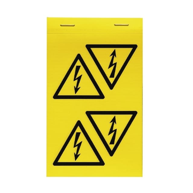 Legrand - Weidmüller 1741100000 symbol-p. 50X50X50 b/dr Kabel-Etikett Farbe Beschriftungsfeld: Gelb Anzahl e