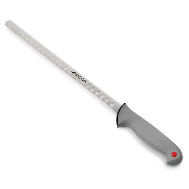 Lachsmesser Arcos Farbe - Prof 242700 aus Nitrum-Edelstahl und mango ergonomisches Polypropylen und 30 cm Klinge, Vitrine