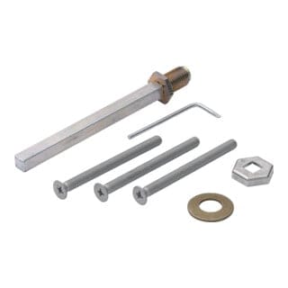 Hoppe - Befestigungsset k/g Schnellstift 2210/3310 Wechselschutzgarnituren 8 x 90 mm 47-52 mm verzinkt