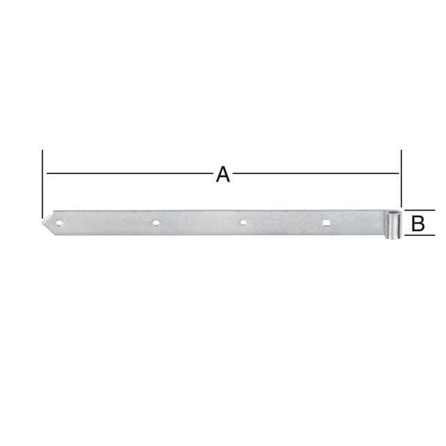 Vormann - Ladenbänder halbschwer verzinkt 50 x 4.2 cm Ladenband