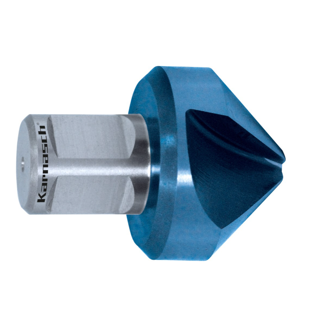 Kegelsenker hss-xe 90 Grad Blue-tec-Beschichtet 3-Schneiden 30 mm