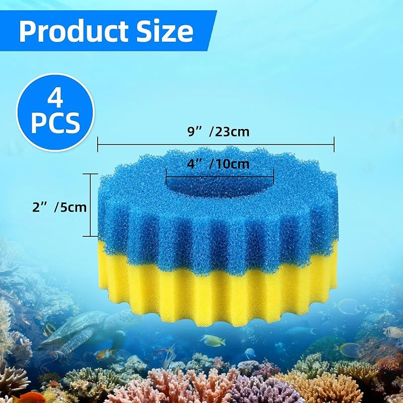 Ersatz-schwammfilter Kompatibel Mit Vivohome Cpf-2500/cpf-3500 Druckfiltern Für Koiteiche
