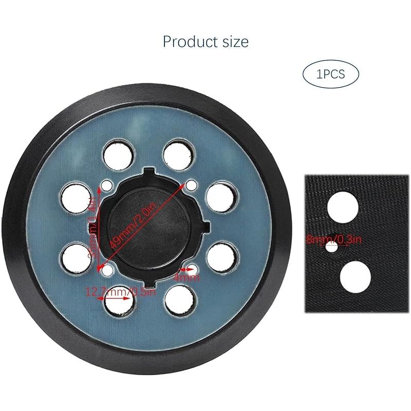Set Mit 5 Schleifscheiben (125 Mm) – Kompatibel Mit Bosch Gex 125-1 Ae/pex 220 A&ae Schleifmaschinen – Hochdichte Haken – 4-schrauben-befestigung – Langlebige Materialien