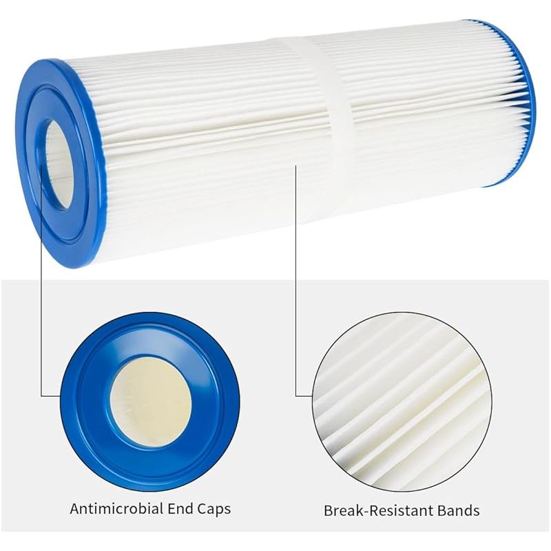 Filterpatrone Für Spa, Kompatibel Mit Pleatco Prb25-in Unicel C-4326 Fc-2375, Pentair R173434, Wasserstrasse 817-5000 Und Dynamic Rdc-25 X 13 Filtern.
