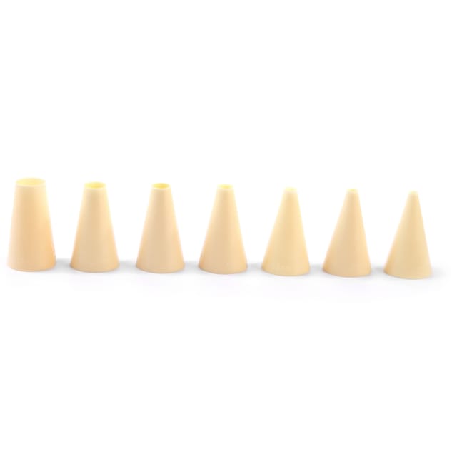 Spitzen zum Dekorieren von Spritzbeuteln, SIMPLE, 4-16 mm, 7er-Set - Hendi 551011