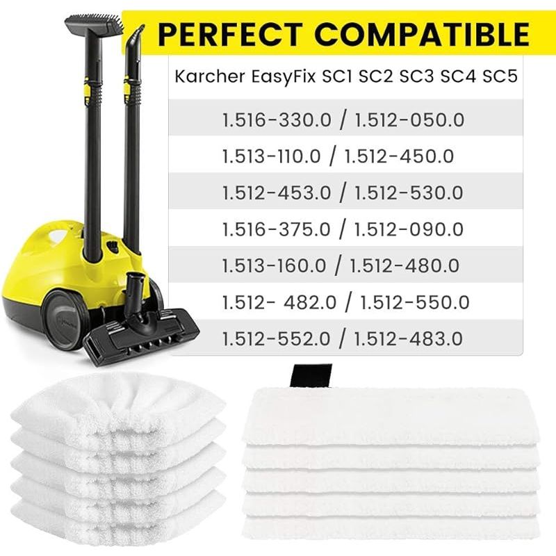 10er-pack Mikrofasertücher Für Kärcher Easyfix Sc2 Sc3 Sc4 Sc5 Dampfreiniger