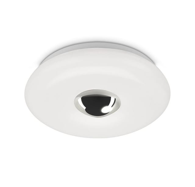 LED Deckenleuchte, weiß-chrom, LED/12W
