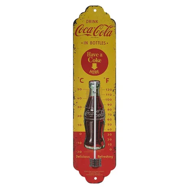 Nostalgic Art - Analoges Thermometer Innen & Außen Coca-Cola