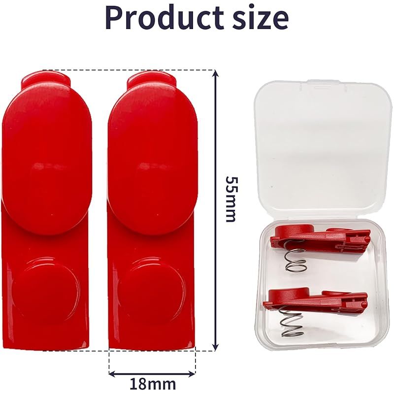 2er-pack Clip-on-verriegelungsknöpfe Für Dyson Staubsauger, Dyson Ersatzteile, Befestigungsknopf Kompatibel Mit Dyson V6/v7/v8/v10/v11/v15