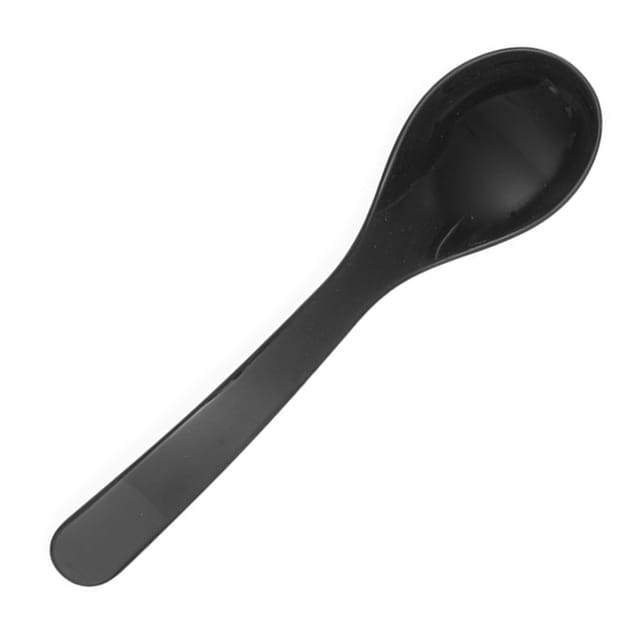 Schwarzer SAN-Salatlöffel bis 80 °C, Länge 235 mm - Hendi 564158