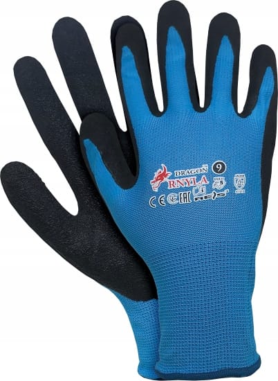 Arbeitshandschuhe Latex blau 9