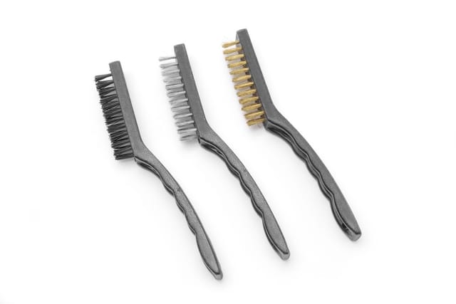 Drahtbürsten-Set, schmal - 3 Stk., 3 Stk., (L)178mm - Hendi