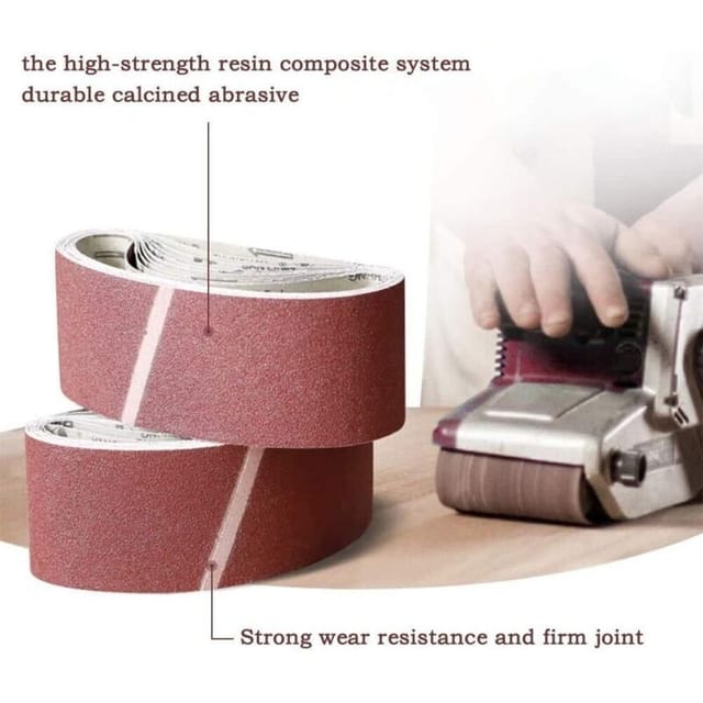 30 Schleifbänder, 610 X 100 Mm Gewebebänder, 40/60/80/120/180/240 Körnung Aluminiumoxid-schleifpapier Power File Belts
