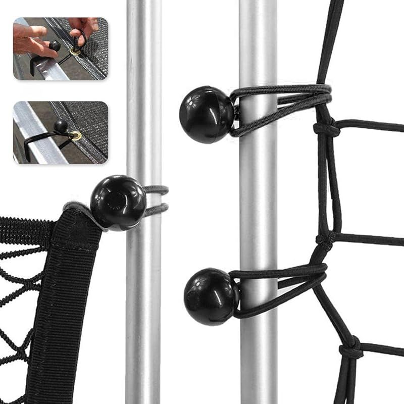 Gummiseil Mit Kugel, Gummiseil Mit Kugel, Planen-gummiseil, 30 Stück Elastisches Gummiseil, Für Banner, Elastisches Gummiseil, Schwarzes Poolplanen-gummiseil – 150 Mm Und 200 Mm