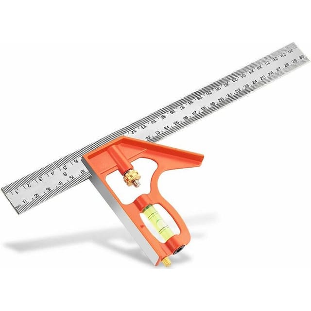 Kombinationswinkel 300 Mm, Kombinationswinkelmesser, Kombinationswinkel-messwerkzeuge, Kombinationswinkelmesser Aus Edelstahl, Präzises Und Praktisches Metall