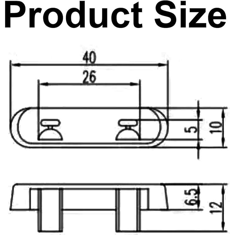 30er-pack Pvc-fensterlüftungsabdeckungen – 40 X 12 Mm Lüftungsgitter – Wetterfest – Werkzeuglose Montage