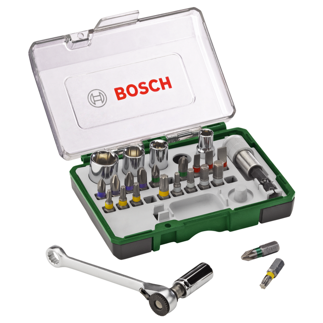 Zubehör - 27-teiliges Bit- und Steckschlüssel-Set 2607017562 - Bosch