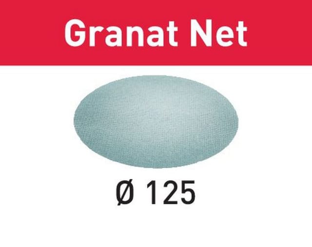 Netzschleifmittel Granat stf D125 P220 gr NET/50 - 203299 - Festool