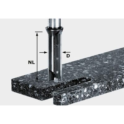 Nutfräser-Wendeplatten hw S12 D14/45 wm – 491110 - Festool