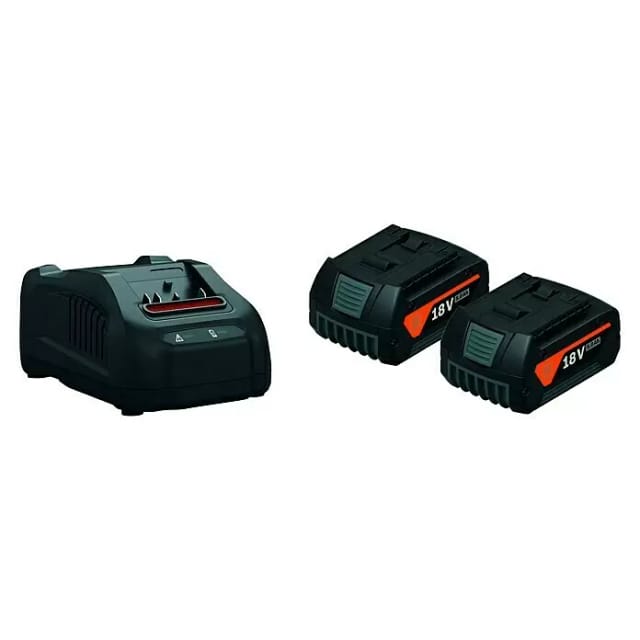 Fein - Akku-Starter-Set gba 18 v 5.0 Ah as- 2 Li-Ionen Akkus mit Ladegerät gal 1880 cv (92604246010)