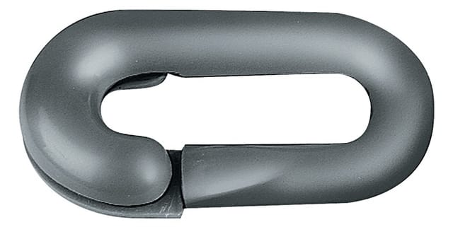 Notglied Kunststoff schwarz 6 mm für Absperrketten