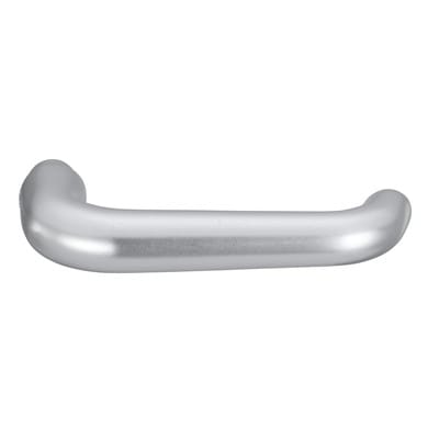 EDI - Türdrückerlochteil 104Z Aluminium F1 / naturfarbig Vierkant 8 mm din links / rechts