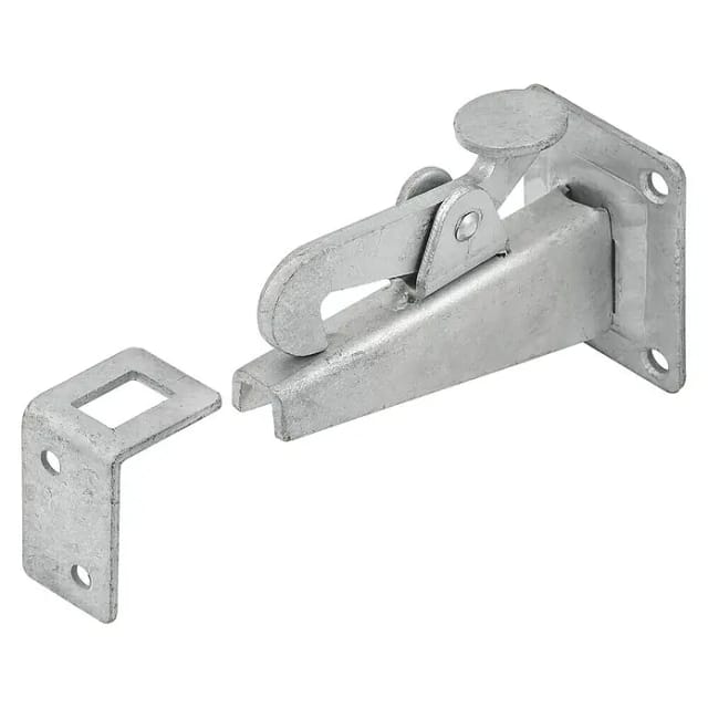 Alberts - Torfeststeller, feuerverzinkt, zum Anschrauben, TxHxB 100x65x50 mm