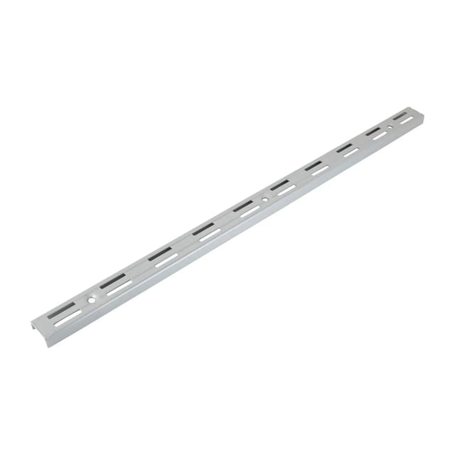 Element System - Wandschiene Länge 2000 mm weißaluminum Stahl zweireihige Lochung