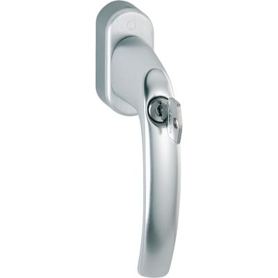 Hoppe - Fenstergriff atlanta sperrbar Secustik, Aluminium silber eloxiert