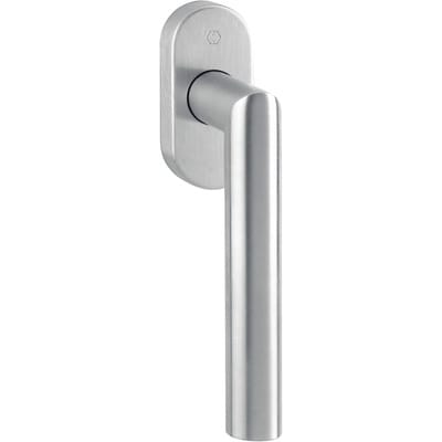 Hoppe - Fenstergriff amsterdam - Secustik, vk 7 x 32 - 42 mm, Edelstahl matt