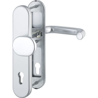 Hoppe - Schutzgarnitur Paris 86G/3331/3310/138 Alu.F1 92mm 67-72mm - 3665825