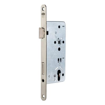 FP - bks Haustür-Einsteckschloss 0024 pzw 22/60/92/10mm din l silber ktg - B-00240-12-L-1
