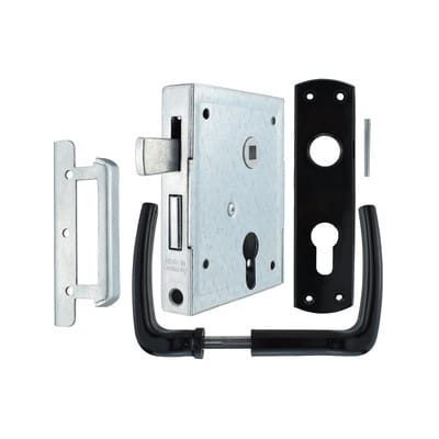Bever - Universal-Kastenschloss 89 bk / pk din links / rechts pz hebende Falle Dornmaß 60 mm